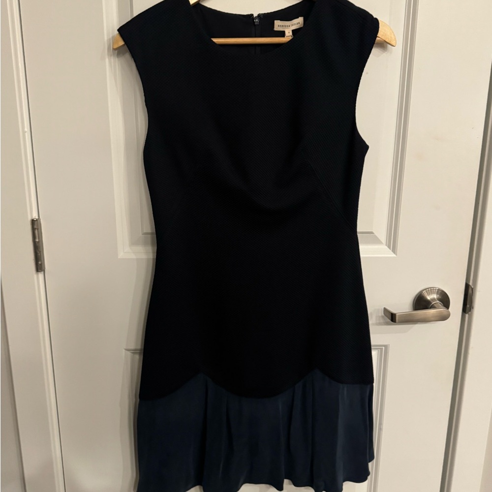 Rebecca Taylor Chic Navy Mini Dress